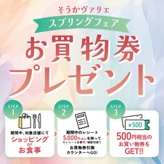 スプリングフェアお買物券プレゼント