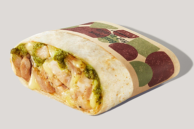 バジルポーク ホットトルティーヤ